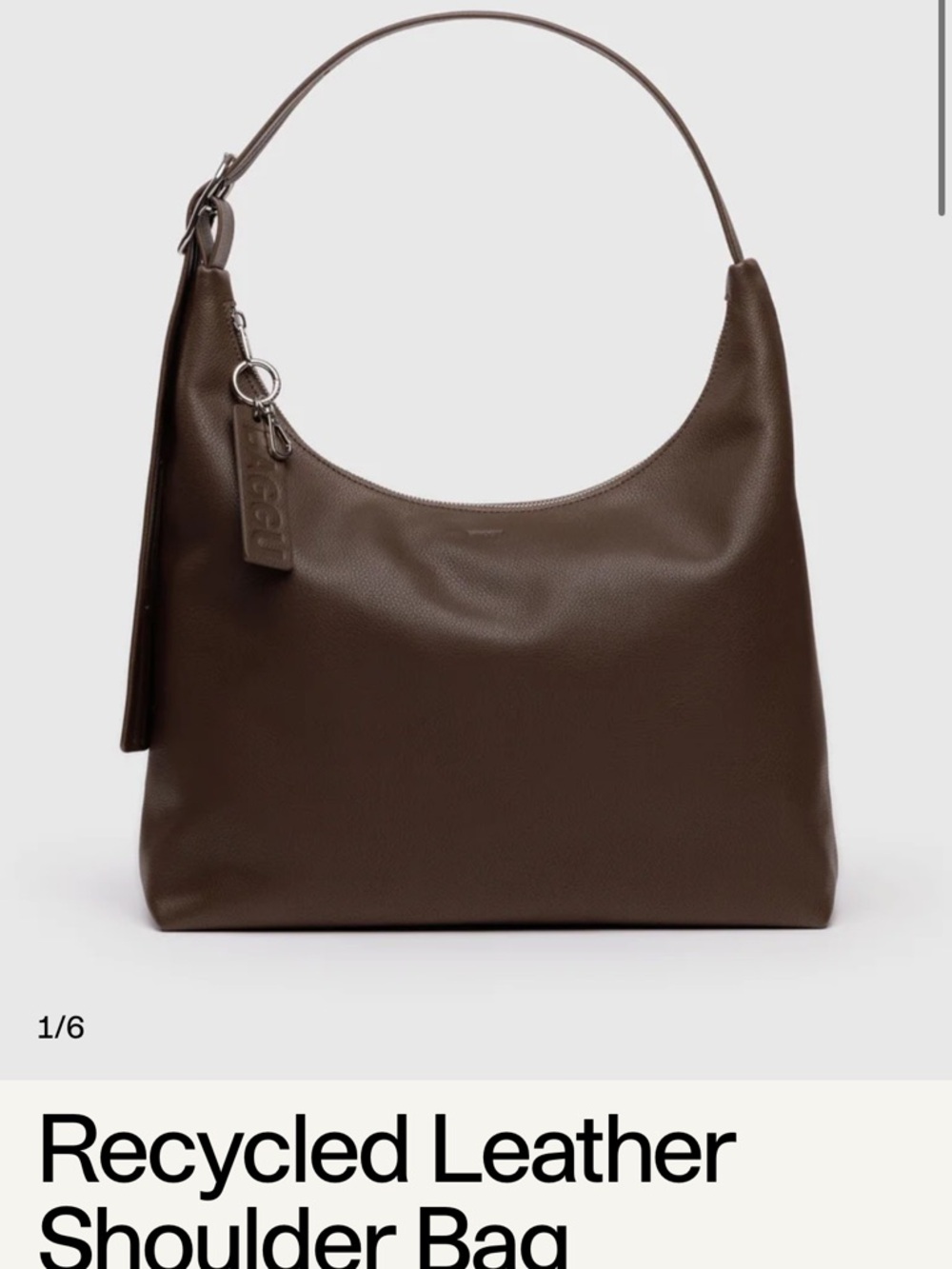 BAGGU Dark Brown Shoulder Bag